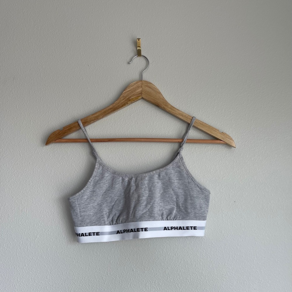 Alphalete Acute Cami Bralette Heather Grey